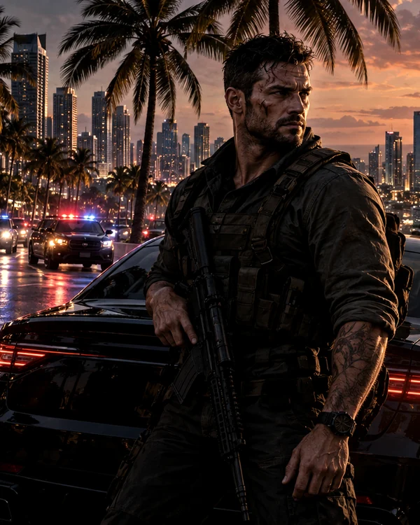 BLACKLINE protagonist