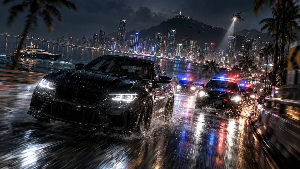 BLACKLINE night pursuit
